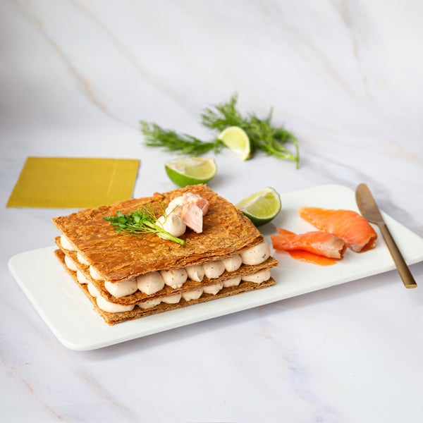 Millefeuille au Saumon : La Recette Chic et Facile avec Nos Pâtes Feuilletées Prêtes à Garnir